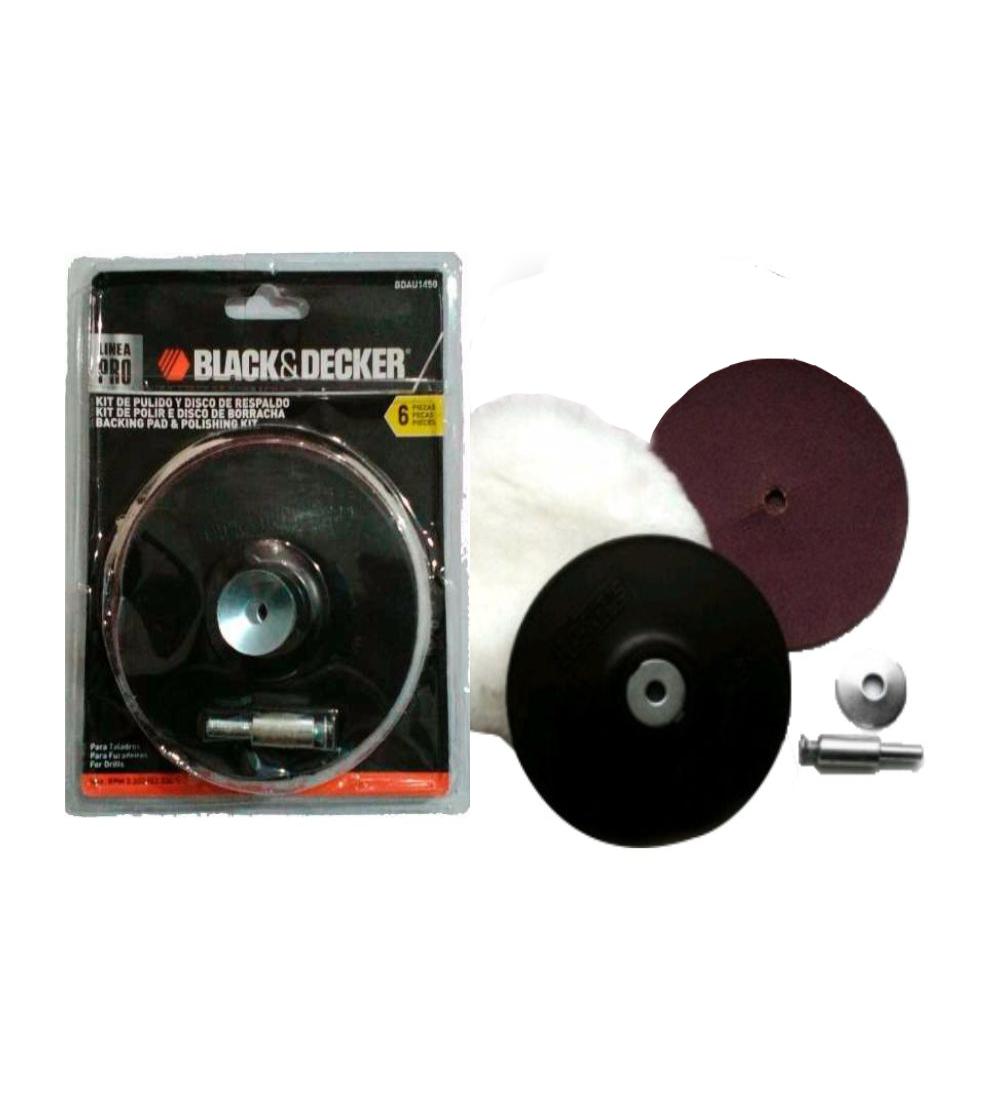 KIT PULIDOR LIJA PARA TALADRO B+D 1450 5 PIEZAS